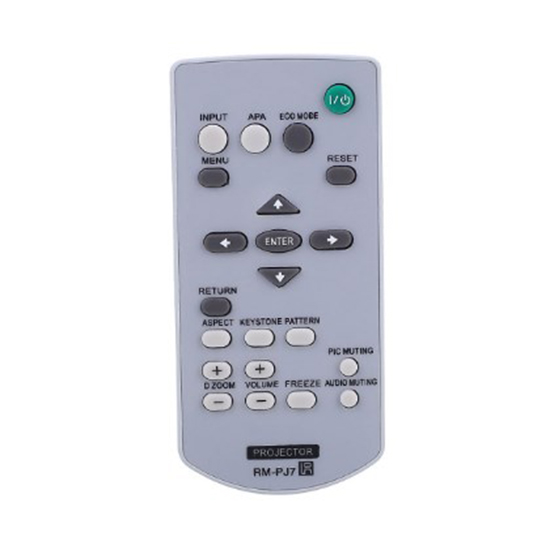 REMOTE ĐIỀU KHIỂN PJ7  DÙNG CHO CÁC DÒNG MÁY CHIẾU SONY 