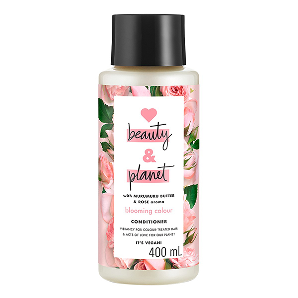 Combo Gội Xả + Sữa Tắm Love Beauty And Planet Giữ Màu Tóc Nhuộm Thêm Rực Rỡ &amp; Làn Da Sáng Mịn (400ml/Chai)