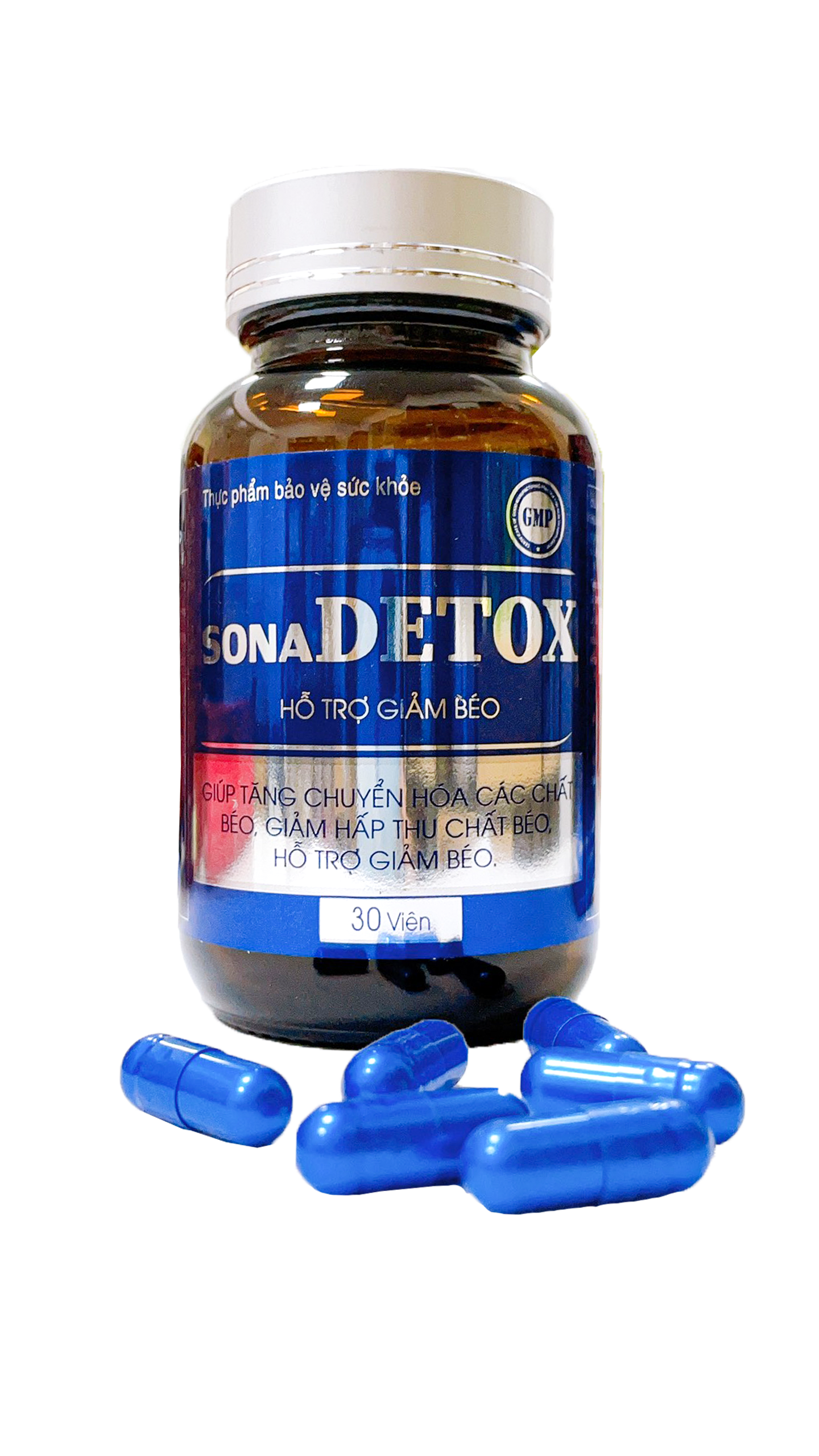Viên Uống Giúp Tăng Chuyển Hóa Chất Béo Duy Trì Cân Nặng Sona Detox - Lọ 60 viên