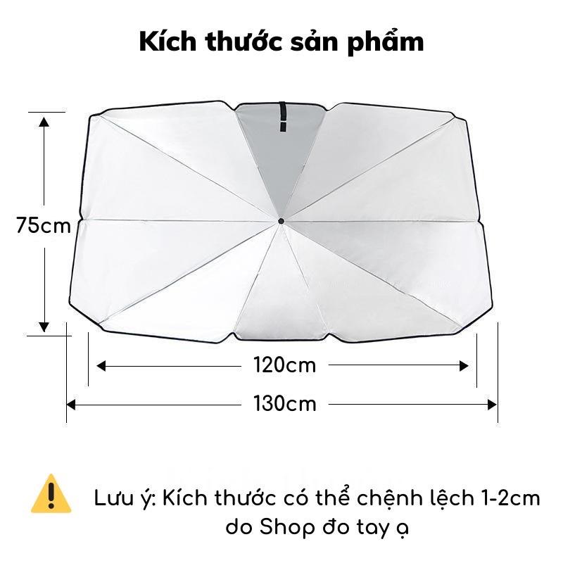 Dù Che Nắng Ô Tô Gấp Gọn Bảo Vệ Nội Thất Xe
