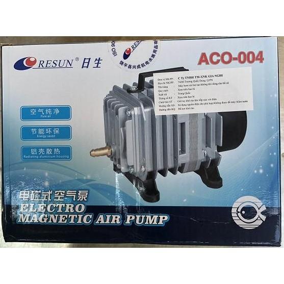Máy sủi oxy công nghiệp cho cửa hàng cá cảnh hải sản Acco resun