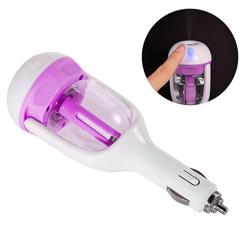 Ô Tô Mini Hơi Nước Tạo Ẩm 12V Máy Lọc Không Khí Tinh Máy Khuếch Tán Tinh Dầu Máy Phun Sương Tạo Độ Ẩm USB Di Động Tắt Tiếng Sương Fogge