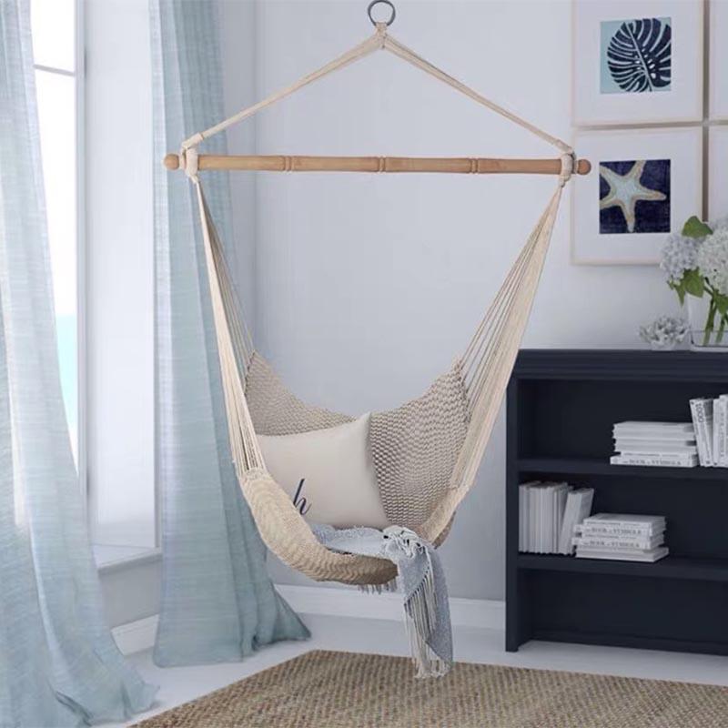 Pamping Võng Ghế Sân Vườn Ngoài Trời Nội Thất Phòng Ngủ Lưới Treo Ghế Cho Trẻ Em Người Lớn Xoay Ghế Lười Lưới Võng