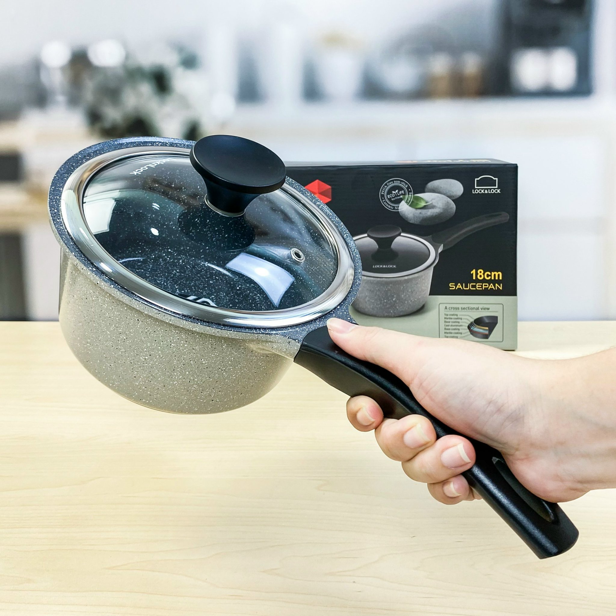 Quánh Đá Stone 7 Lớp Cao Cấp 18cm LCA6181D