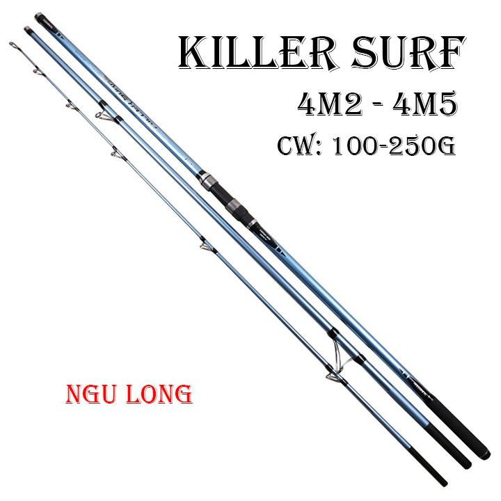 Cần câu 3 đốt KILLER SURF 4m5 - 4m5 độ cứng BX