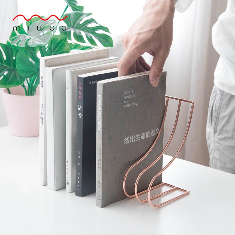 10 Lưới Tập Tin Lưu Trữ Giá Sách Đứng Bookend Bắc Âu Sắt Đồng Hồ Nam Người Tổ Chức Giá Đỡ Cho Văn Phòng Nhà