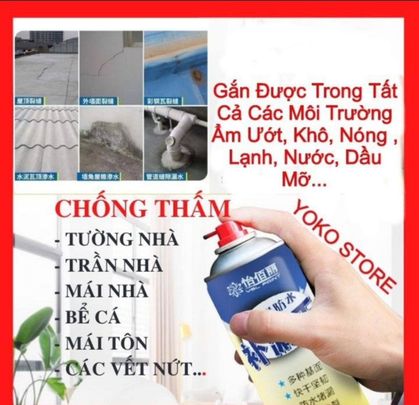 1 CHAI SƠN XỊT BÌNH XỊT SIÊU CHỐNG THẤM ĐA NĂNG AN TOÀN TIỆN DỤNG HÀNG CHẤT LƯỢNG