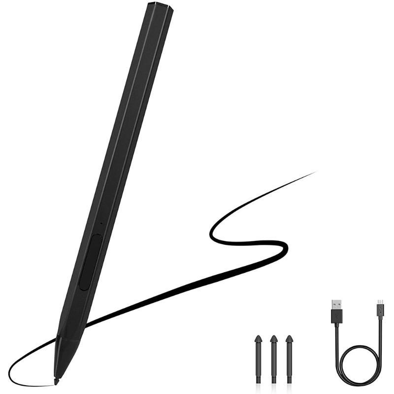 Bút Cảm Ứng Không Dây Kèm Cáp Sạc Cho Surface Pro 5 6 7 X Book Go / Note