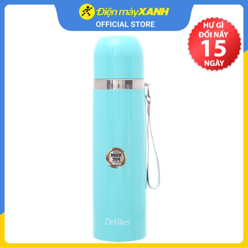 Bình giữ nhiệt inox 500ml Delites Z5A xanh dương -  Hàng chính hãng