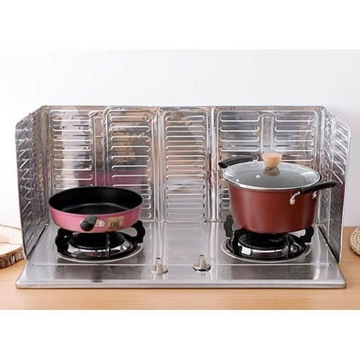 Tấm chắn dầu mỡ bếp gas ,Khung Nhôm - Tấm Chắn Chống Bắn Dầu Mỡ Rán Size 32.5*84cm