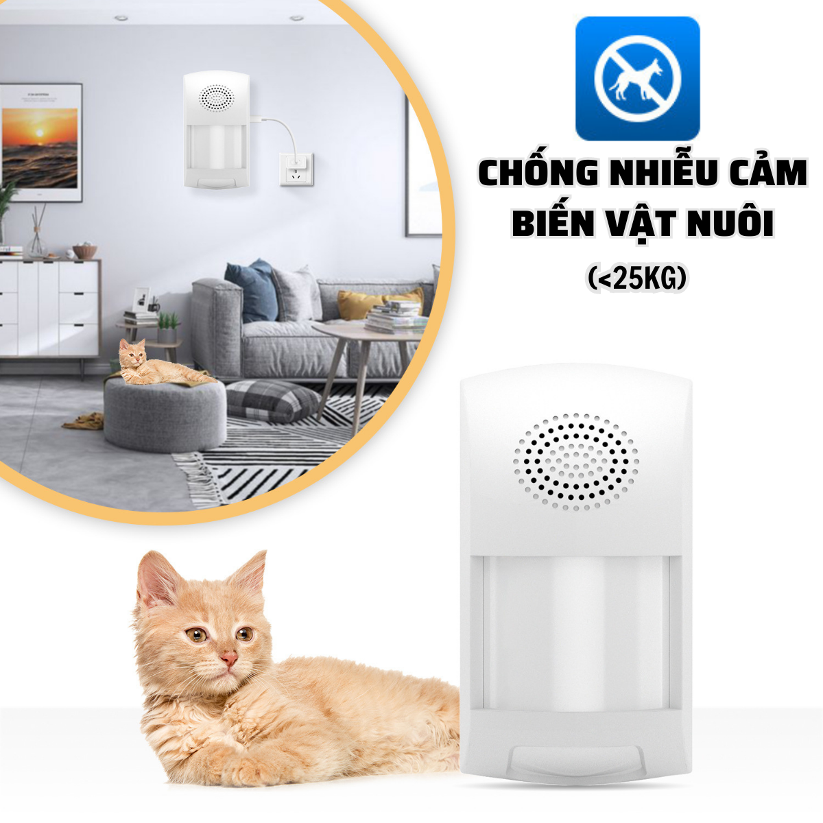 Chuông báo động chống trộm cảm biến hồng ngoại kết nối wifi CTFAST CS62W - Điều khiển từ xa qua app, âm báo 110 dB ,2 vùng cảm biến, 4 chế độ báo động thông minh - Hàng chính hãng