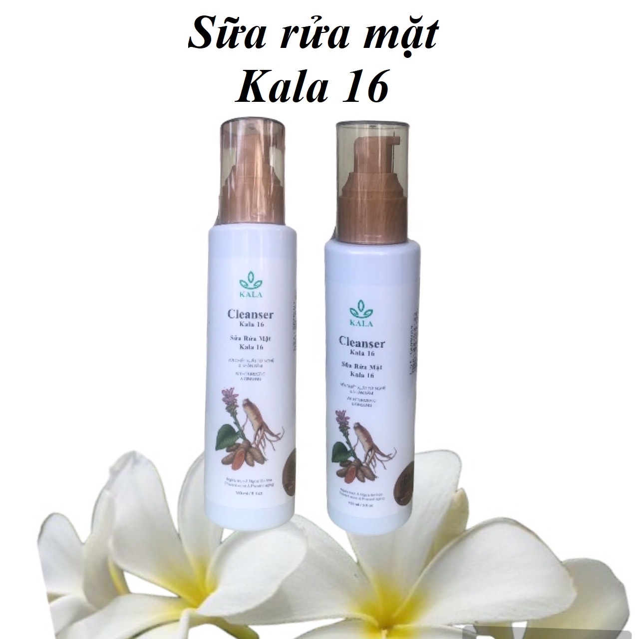 SỮA RỬA MẶT THẢO DƯỢC KALA 16, chai 150ml trung tín, Ngăn Ngừa Mụn, Chống Lão Hóa