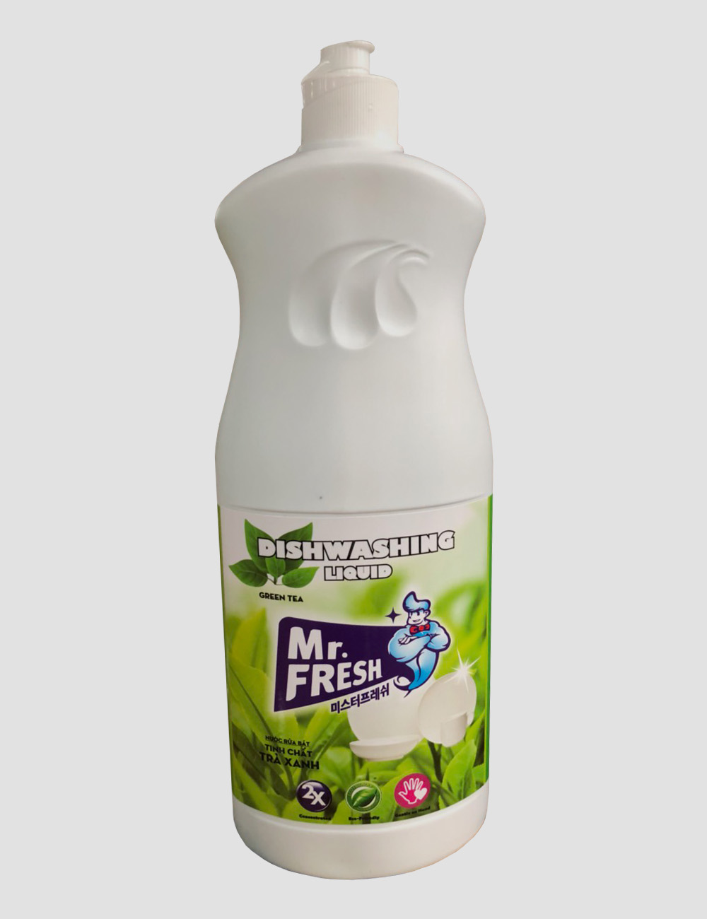 Combo 1 can Nước rửa bát đậm đặc Mr.fresh 4.2 l và 1 chai 800ml hương tra xanh