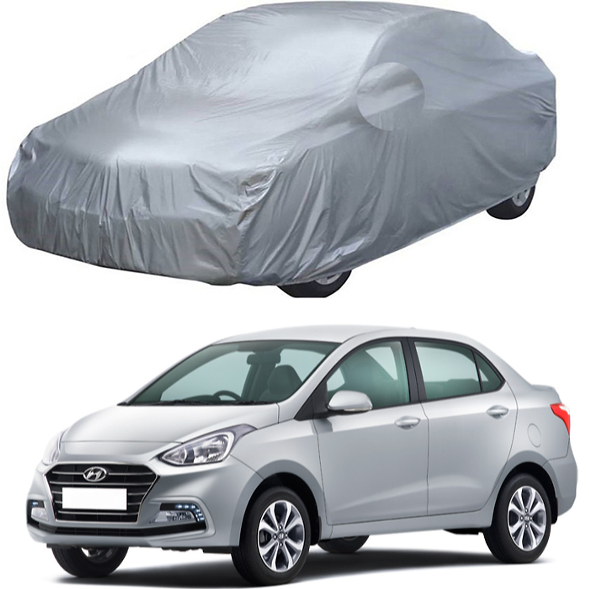 Bạt Che Phủ Xe Huyndai I10 Sedan Vải Dù Cao Cấp