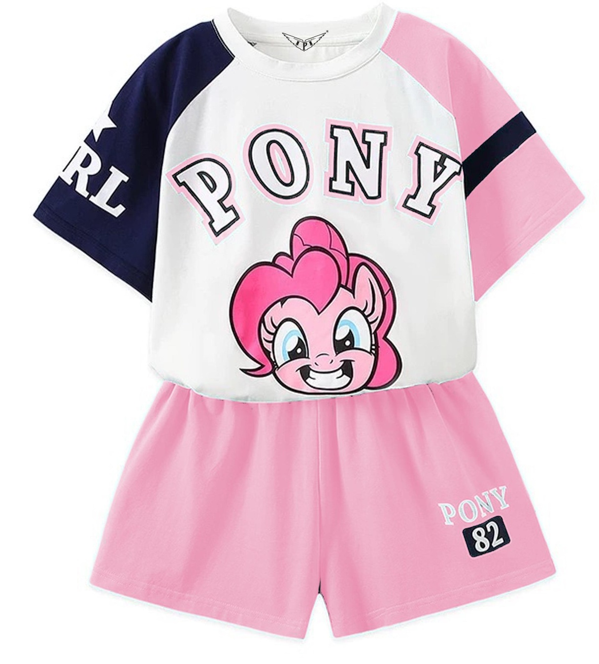 BỘ THUN THỂ THAO PONY BÉ GÁI CỰC IU CHO BÉ 10-41KG - BỘ BÉ GÁI