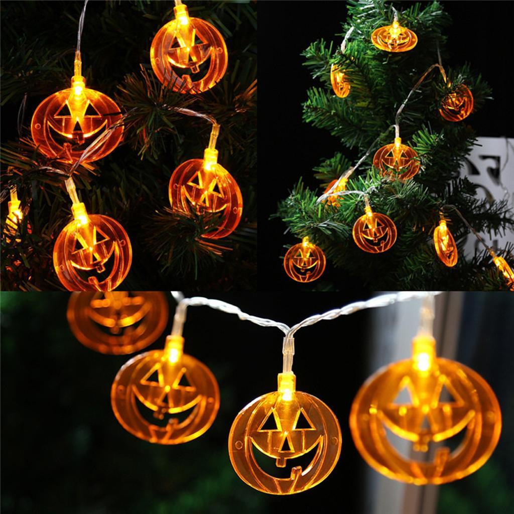 Battery Warm White String Light Pumpkin Fairy Light Decor