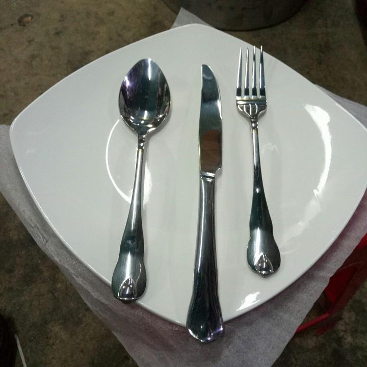 DAO MUỖNG NĨA INOX 304 DÙNG CHO NHÀ HÀNG KHÁCH SẠN 5*