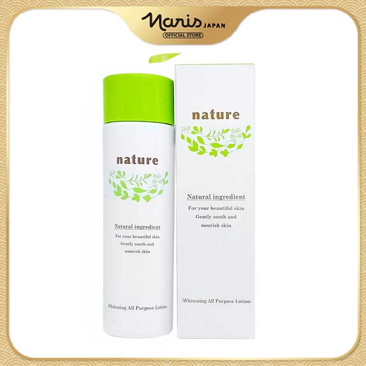 Nước dưỡng và giảm thiểu tế bào chết Nhật Bản cao cấp Naris Nature Whitening All Purpose Lotion (160ml) – Hàng Chính Hãng