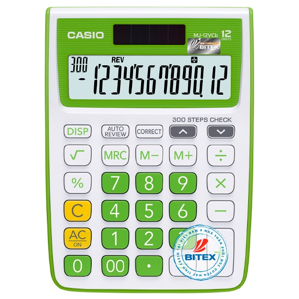 Máy Tính Casio MJ 12VCB - GN