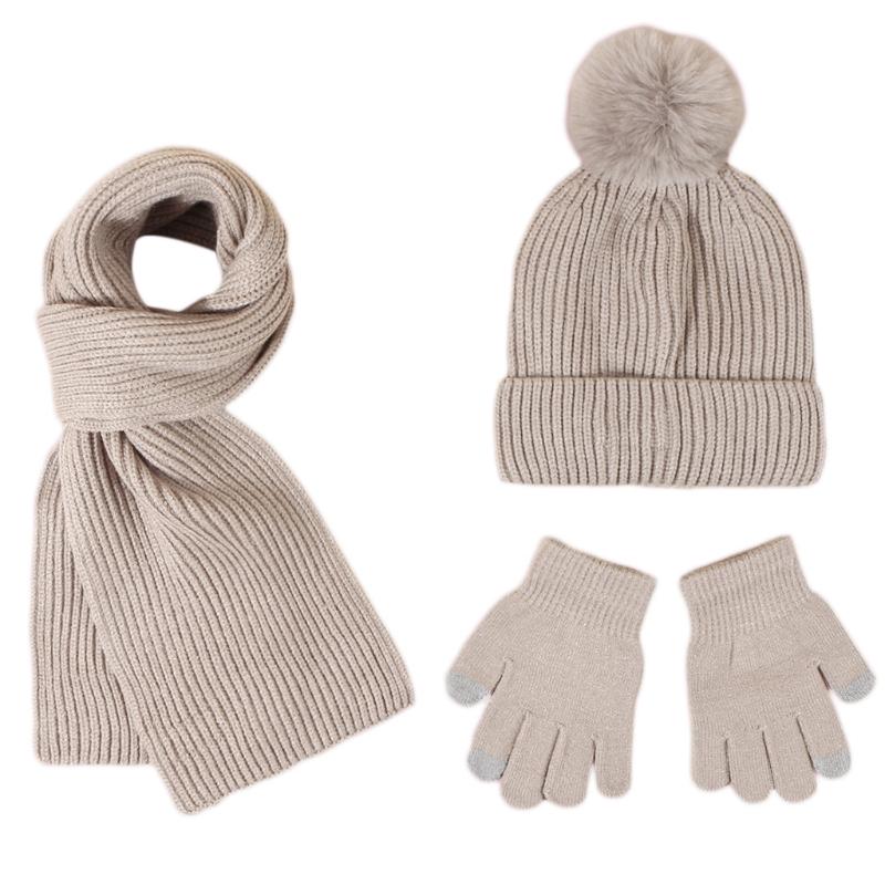 Mùa Đông Nón, Khăn Quàng Cổ trẻ Em Và Găng Tay Hay Bé Găng Tay Bé Nón Lưỡi Trai Cho Bé Trai Bé Gái Lứa Tuổi Từ 2-4 Và 4-7 Cho Bé bò Và Găng Tay