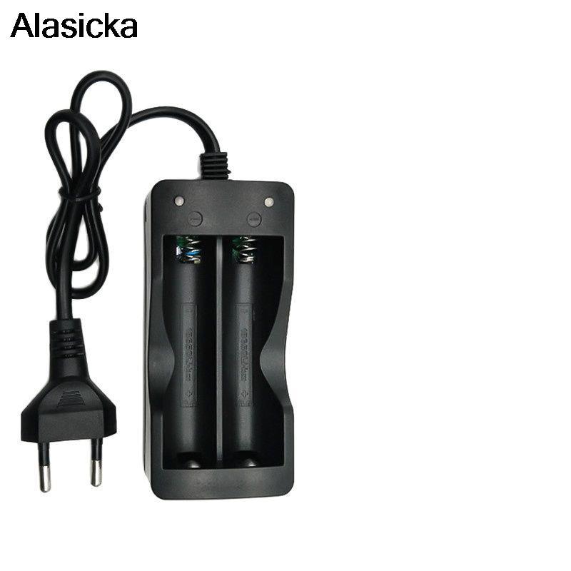 2 khe cắm EU Sạc thông minh Pin sạc Li-ion Sạc pin 18650 Sạc pin Màu sắc: EU