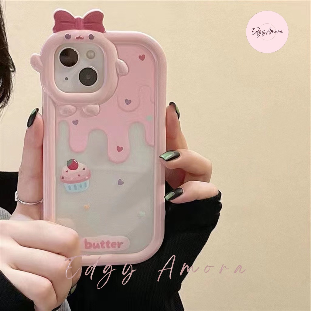 Ốp lưng Iphone chống sốc họa tiết bánh butter dâu dành cho Iphone 11 / Phone 11 Pro / Iphone 11 Pro Max / Iphone 12 / Iphone 12 Pro / Iphone 12 Pro Max / Iphone 13 / Iphone 13 Pro / IPhone 13 Pro Max / Iphone 14/ Iphone 14 Pro / Iphone 14 Pro Max