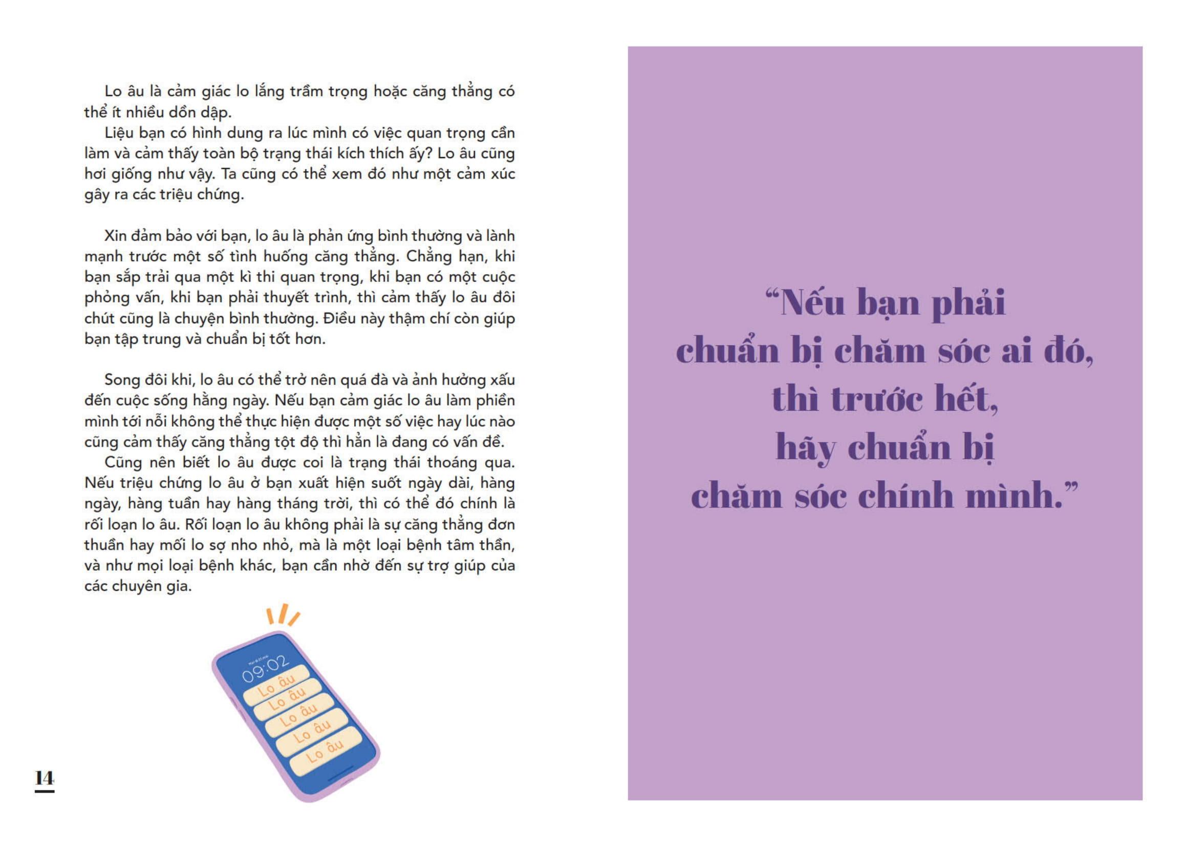 Sách - Lo Âu Ơi, Tạm Biệt! - Trò Chuyện Về Sức Khoẻ Tâm Thần - Chứng Rối Loạn Lo Âu
