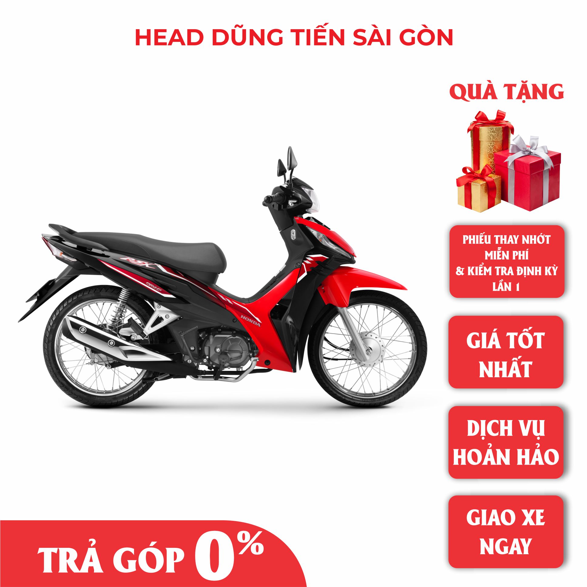 Xe Máy Honda Wave RSX FI 110 Phanh Cơ Vành Nan 2023