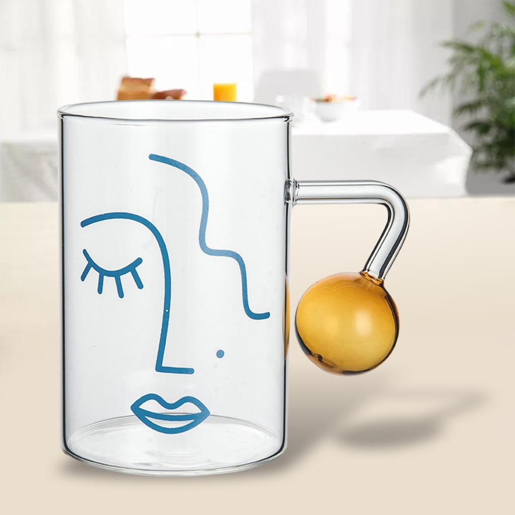 270/400ml Solid Glass Cups Tea Cup Coffee Mug   Cups Tall