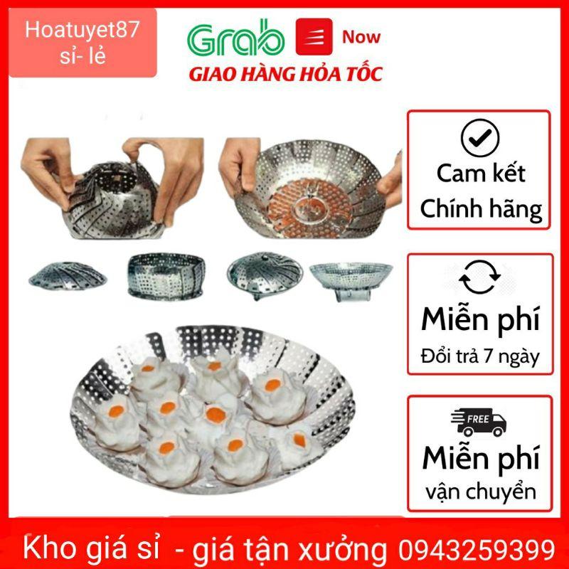 Xửng hấp- vỉ hấp xòe 3 chân gấp gọn đa năng