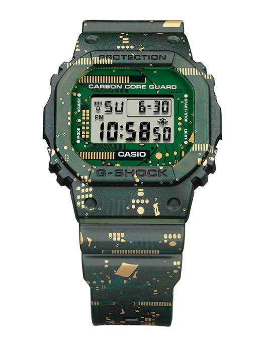 Đồng Hồ Nam Dây Nhựa Casio G-Shock DWE-5600CC-3DR Phiên Bản Giới Hạn | Tặng Kèm 1 Mặt & 2 Dây | DWE-5600CC-3