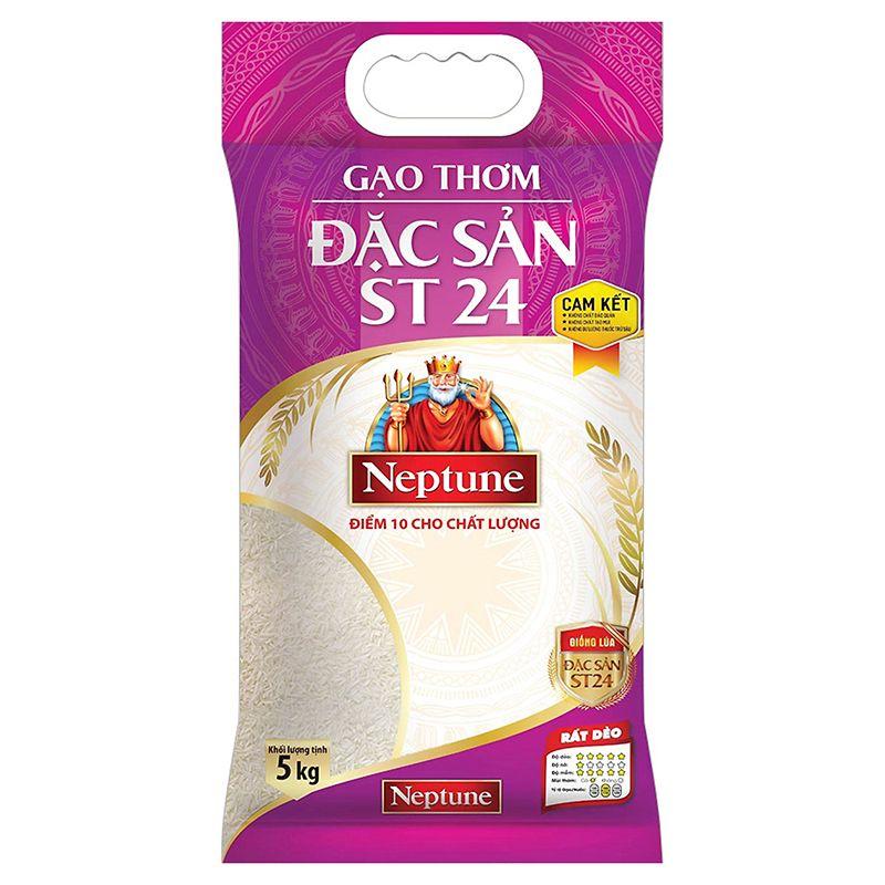 Gạo Thơm Đặc Sản Neptune ST24 Bịch 5kg – 8938516870027
