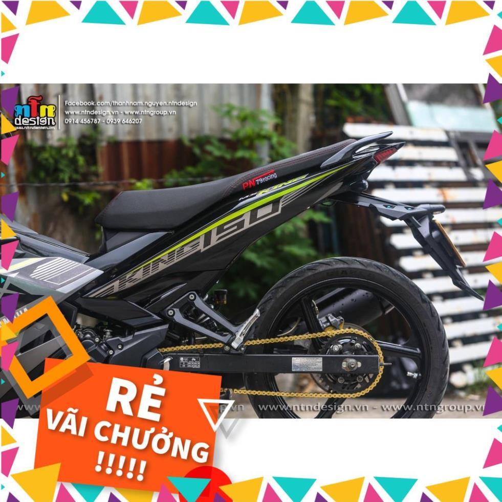 Tem Rời Exciter 150 Mẫu MX Xám Đen Xanh