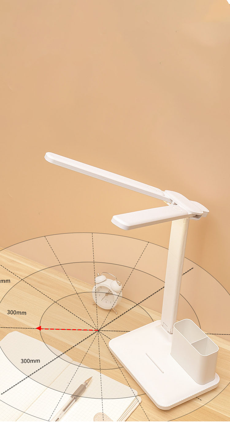 Đèn Bàn Học Đọc Sách, Làm Việc LED Chống Cận, Cảm Ứng Tích Điện Gập 2 Chỗ