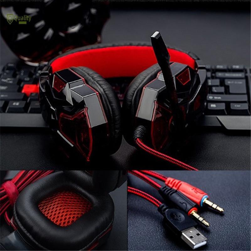 Tai Nghe Chơi Game Chống Ồn Có Micro Cho Pc / Điện Thoại / Máy Tính
