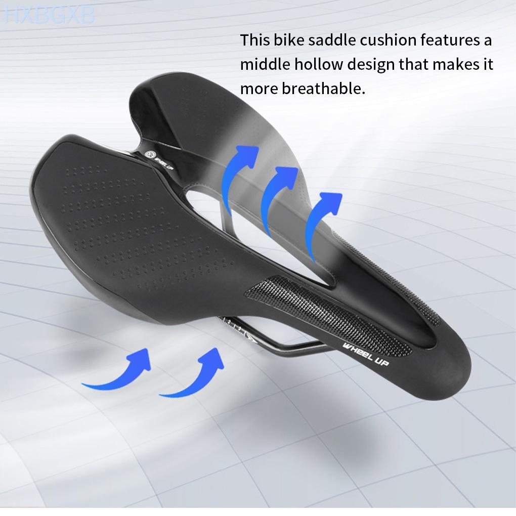 Bike Seat Mountain Bike Middle Hollow Saddle Cushion Bicycle Wide Big Bum Seat Cycling Accessory