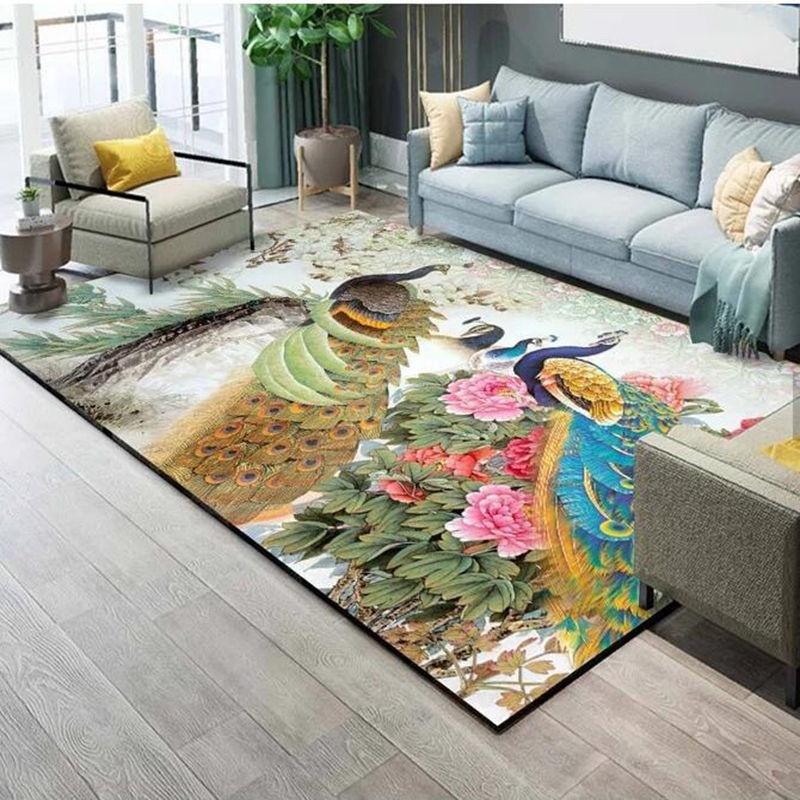 Thảm Trải Sàn Phong Cách Bắc Âu Hiện Đại Đơn Giản Trang Trí Nhà Cửa