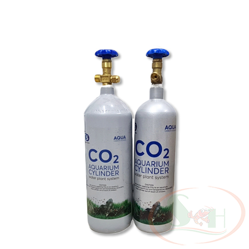 Bình co2 thủy sinh sắt thép 2kg, 3kg van xả giảm áp an toàn bể cây thủy sinh