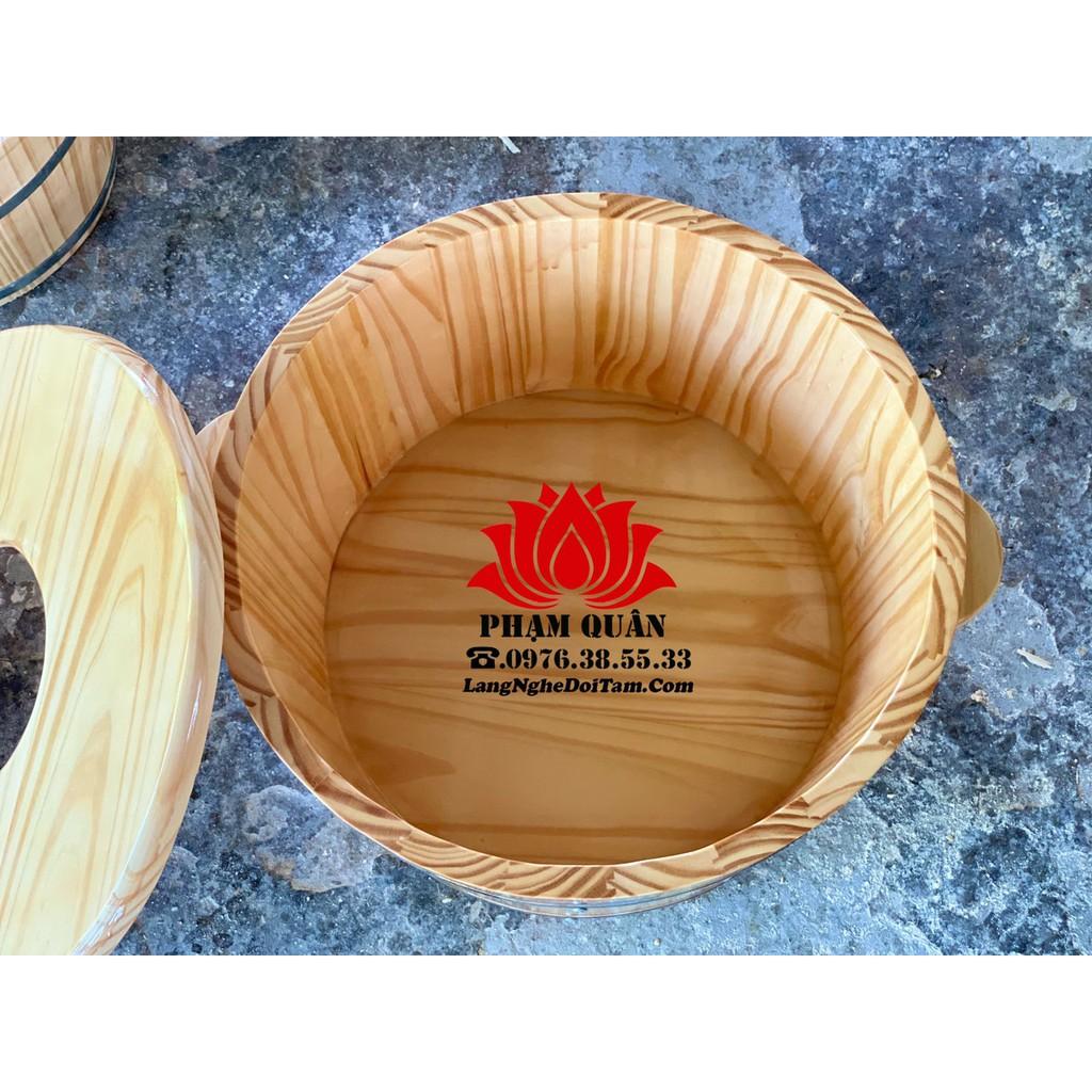 Chậu ngâm mông, xông phụ khoa,tắm cho bé, chậu gỗ ngâm mông