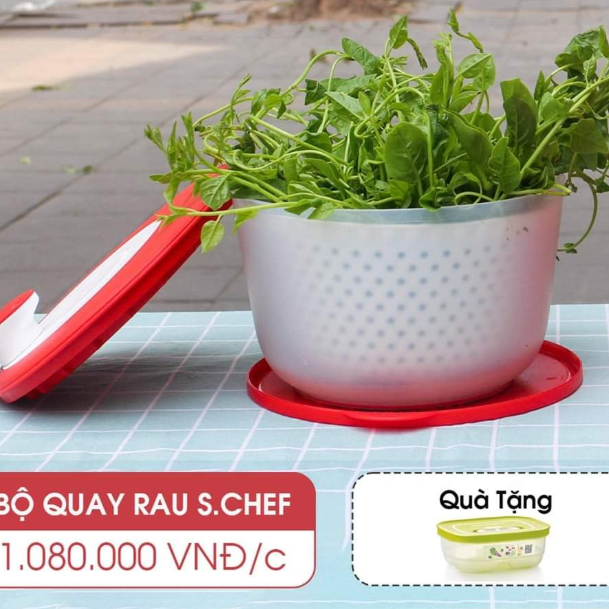 Dụng cụ quay rau Spinning Chef - Tupperware