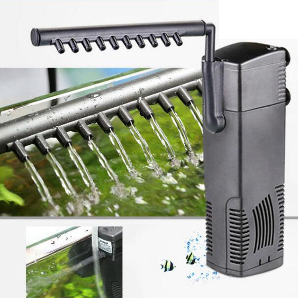 Internal Fish Tank Aquarium Filter Submersible With Spray Bar Included