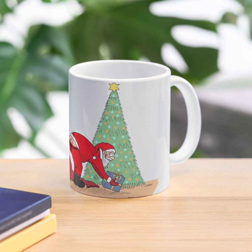 Cốc sứ uống trà cà phê in hình mùa giáng sinh an lành- Cốc noel