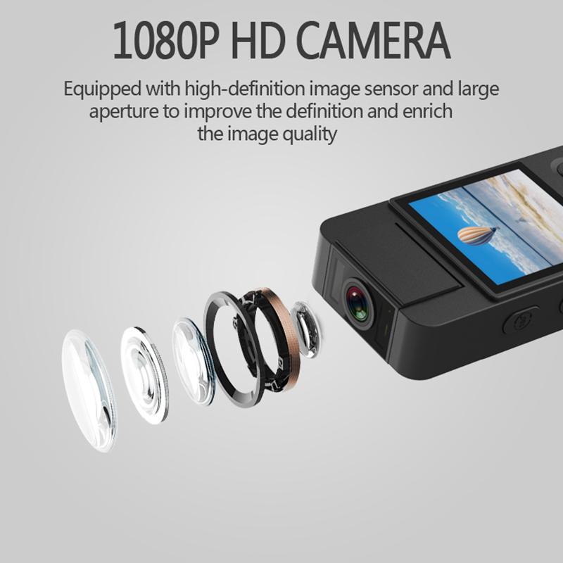 CS06 1080P WiFi Mini Action Camera FHD Ghi máy quay vòng LCD Tầm hồng