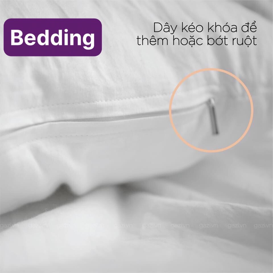 Gối Lông Vũ Cao Cấp Êm Ái Mềm Mịn Thoáng Mát Đàn Hồi Tốt - Nhiều kích cỡ