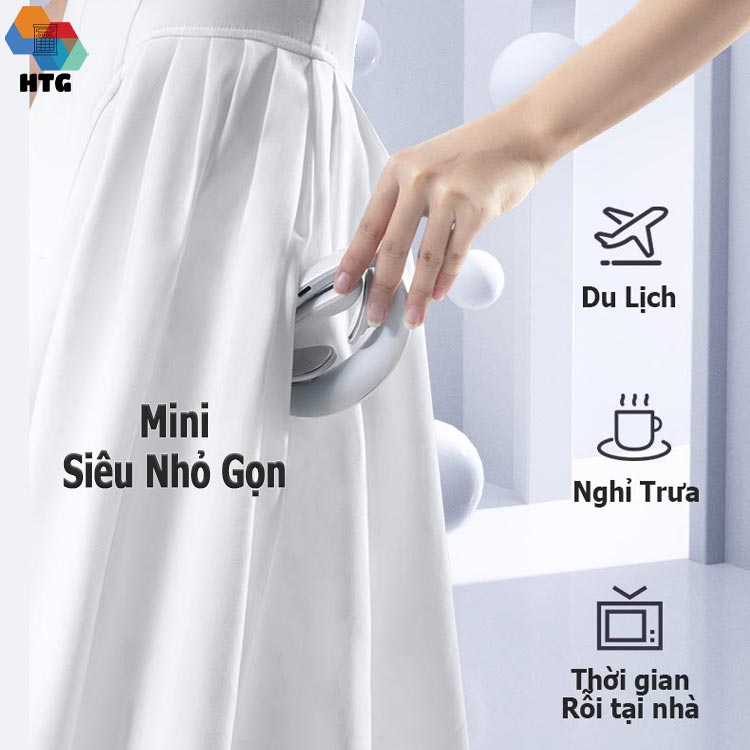 Máy massage cổ vai gáy Jeeback G6 phiên bản thanh lịch, siêu nhỏ gọn, kết nối App điều khiển, massage 3 cấp nhiệt, 4 chệ độ cùng 10 cường độ tích hợp, hàng chính hãng