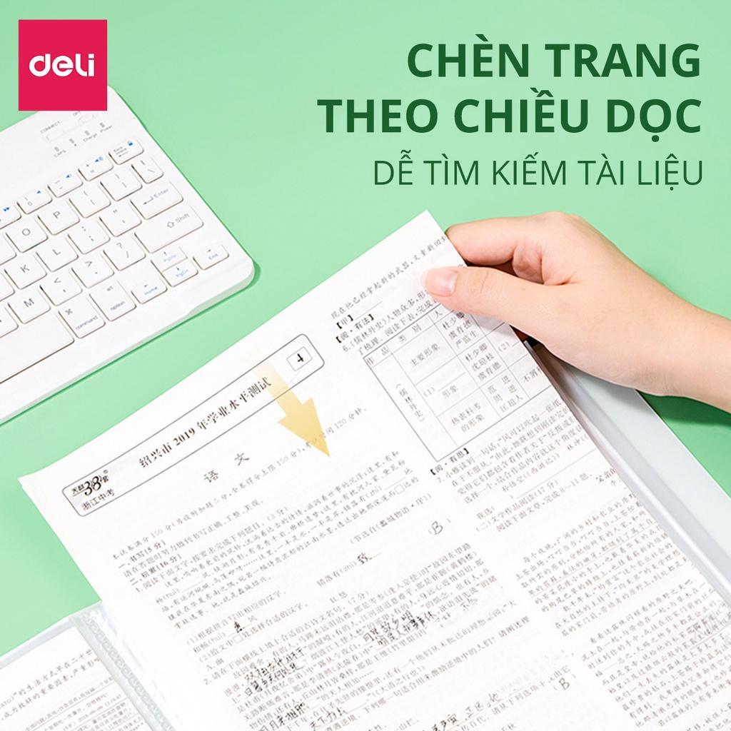 File lá học sinh khổ A4 30 40 lá phiên bản Vương Nguyên YYDL Deli - Hình chàng trai - 1 chiếc - 72754 / 72753