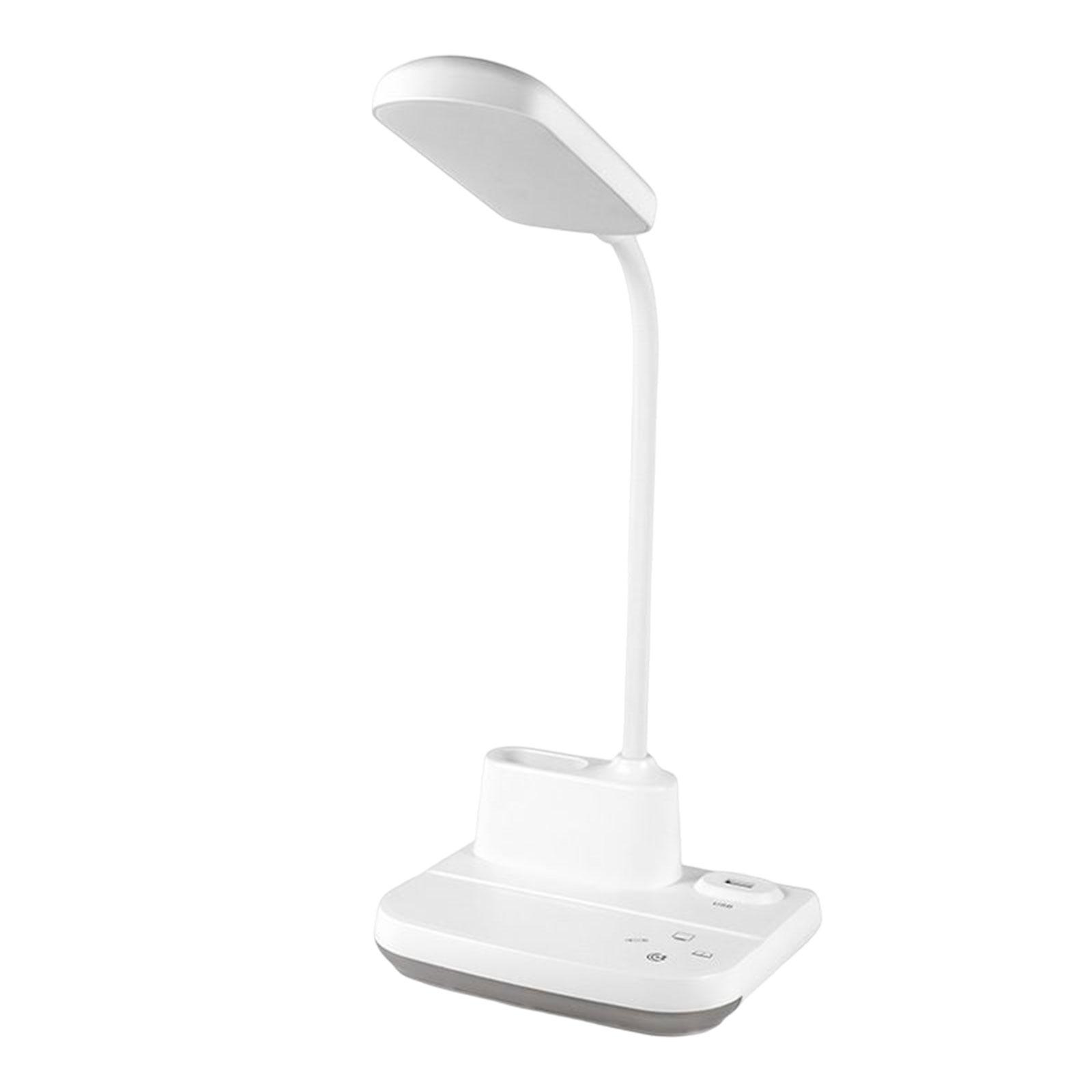 LED Desk Lamp Touch Control Rechargeable Desk Light for White 2000mAh