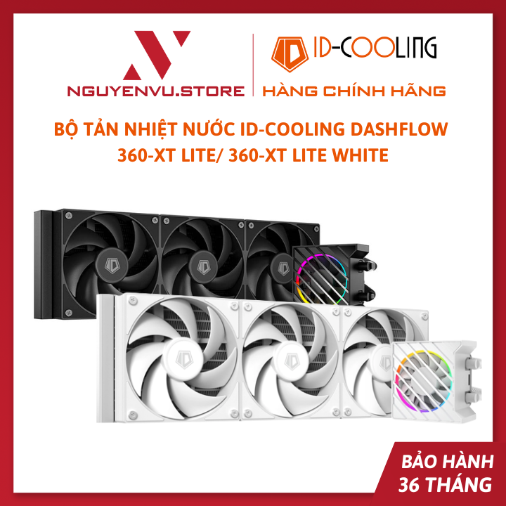 BỘ TẢN NHIỆT NƯỚC ID-COOLING DASHFLOW  360-XT LITE/ 360-XT LITE WHITE - Hàng Chính Hãng