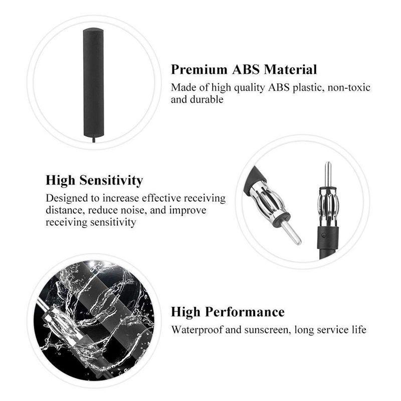 Ăng Ten Radio Cho Ô Tô Xe Hơi - Antenna Radio Gắn Rời Thu Sóng AM/ FM Cực Tiện Lợi