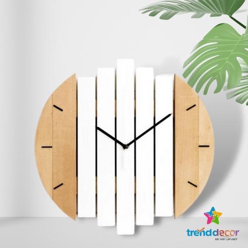 Đồng Hồ Decor Treo Tường Đồng Hồ Gỗ Phong Cách Hiện Đại Trang Trí Nhà Cửa Quán Cà Phê